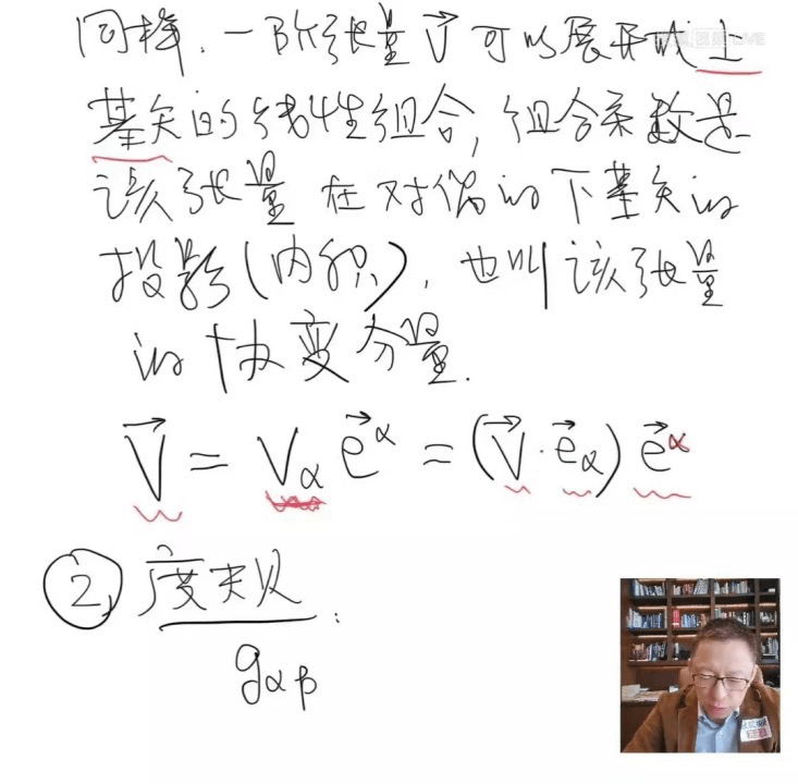 如何用度规升降二阶张量？《张朝阳的物理课》再论微分几何
