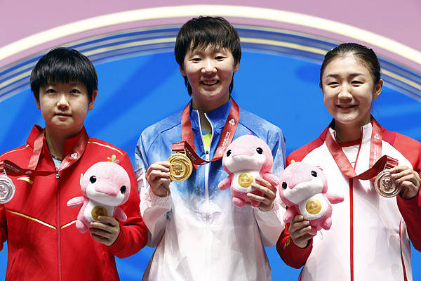 十五运|决赛再次不敌王曼昱,孙颖莎给自己的全运会单打表现打90分