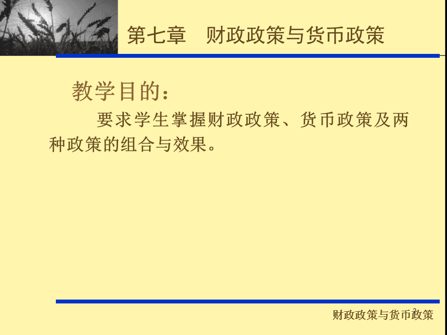 财政与货币政策(财政与货币政策协同)