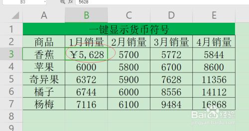 excel货币符号(Excel货币符号为人民币符号怎么设置)